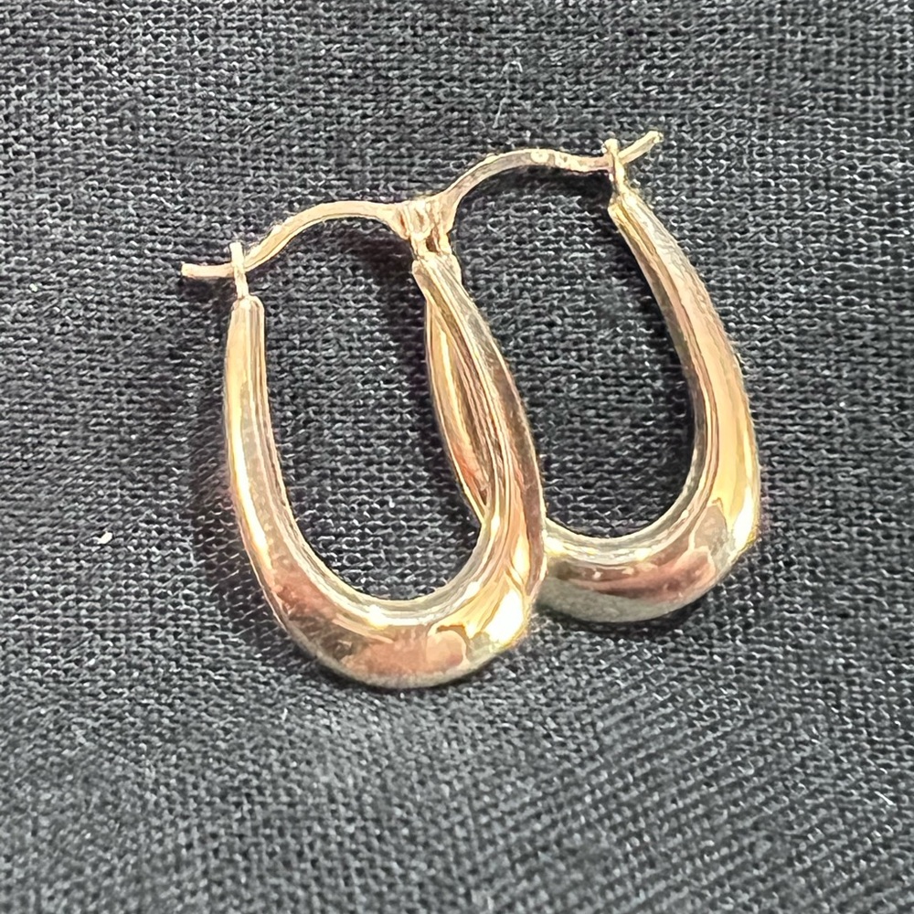 10k gold hoops